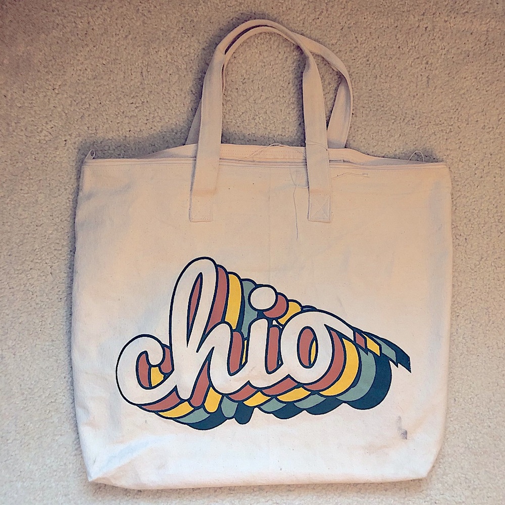 Chi Omega Canvas Tote Bag